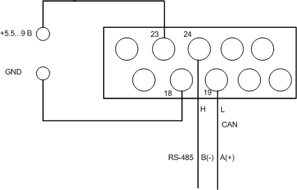 Схемы подключения счётчика к сети 220 В (Приложение Б)